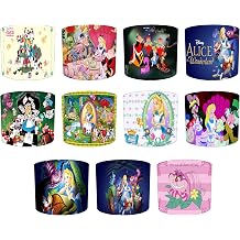 Cheshire Cat Childrens Lampshade in 11 Designs and 3 Sizes for Ceiling Light Shades Pendant or Table Lamp Mad Hatter Wonderland