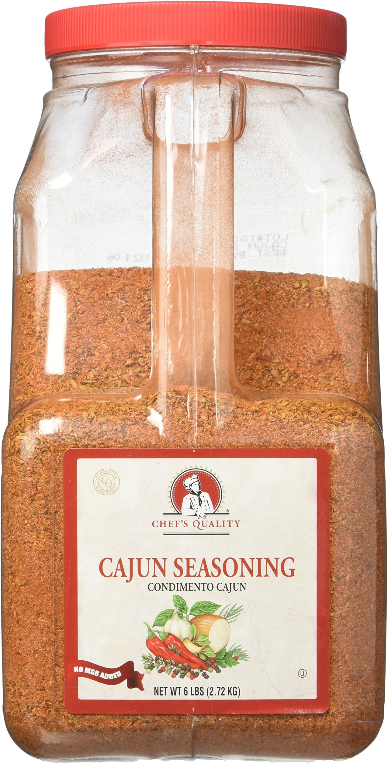 Chef's Quality Cajun Seasoning 6 lbs Jug