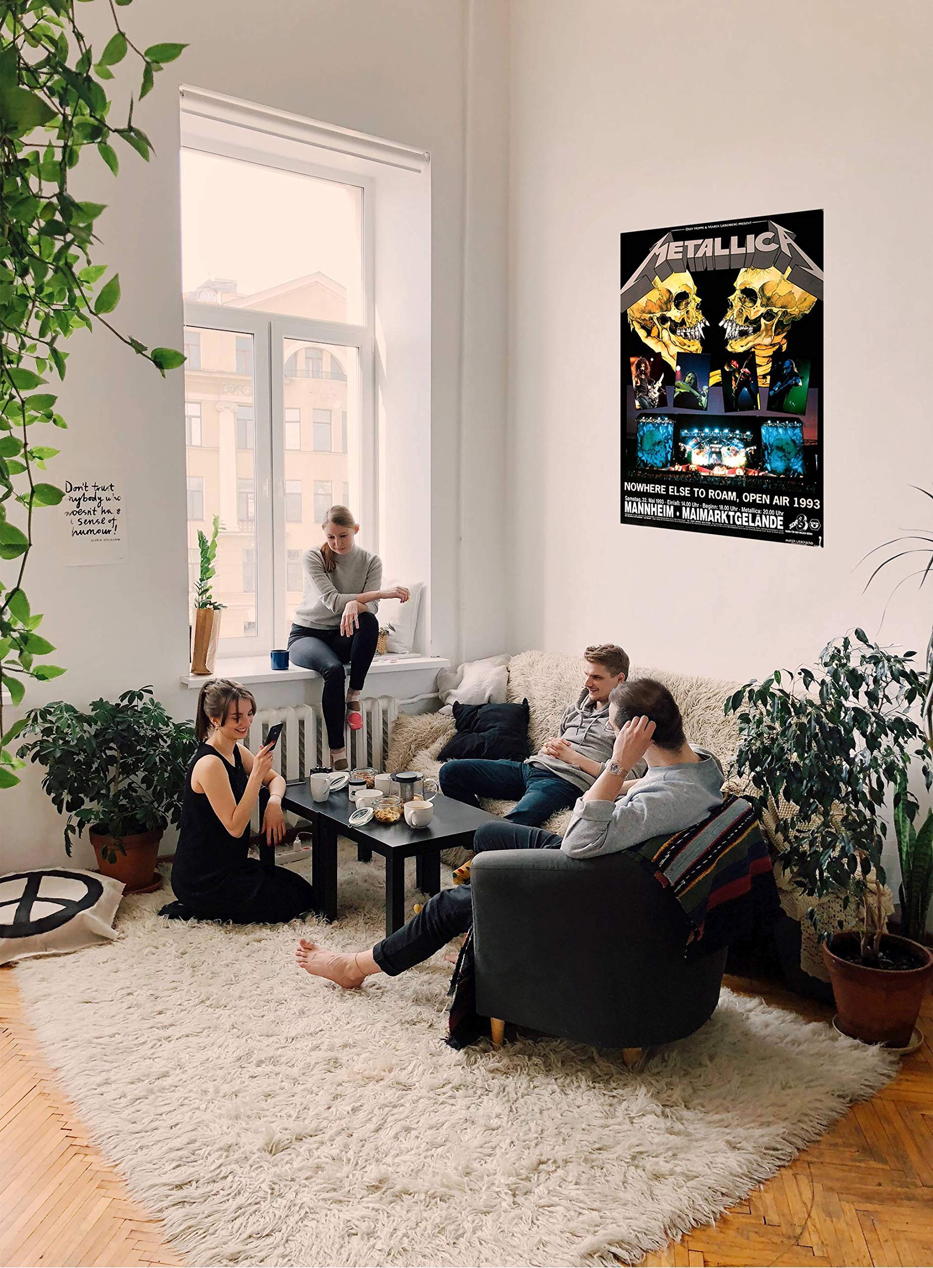 Metallica - Nothing Else Matters, Mannheim 1993 » Konzertplakat/Premium Poster | Live Konzert Veranstaltung | DIN A1 «