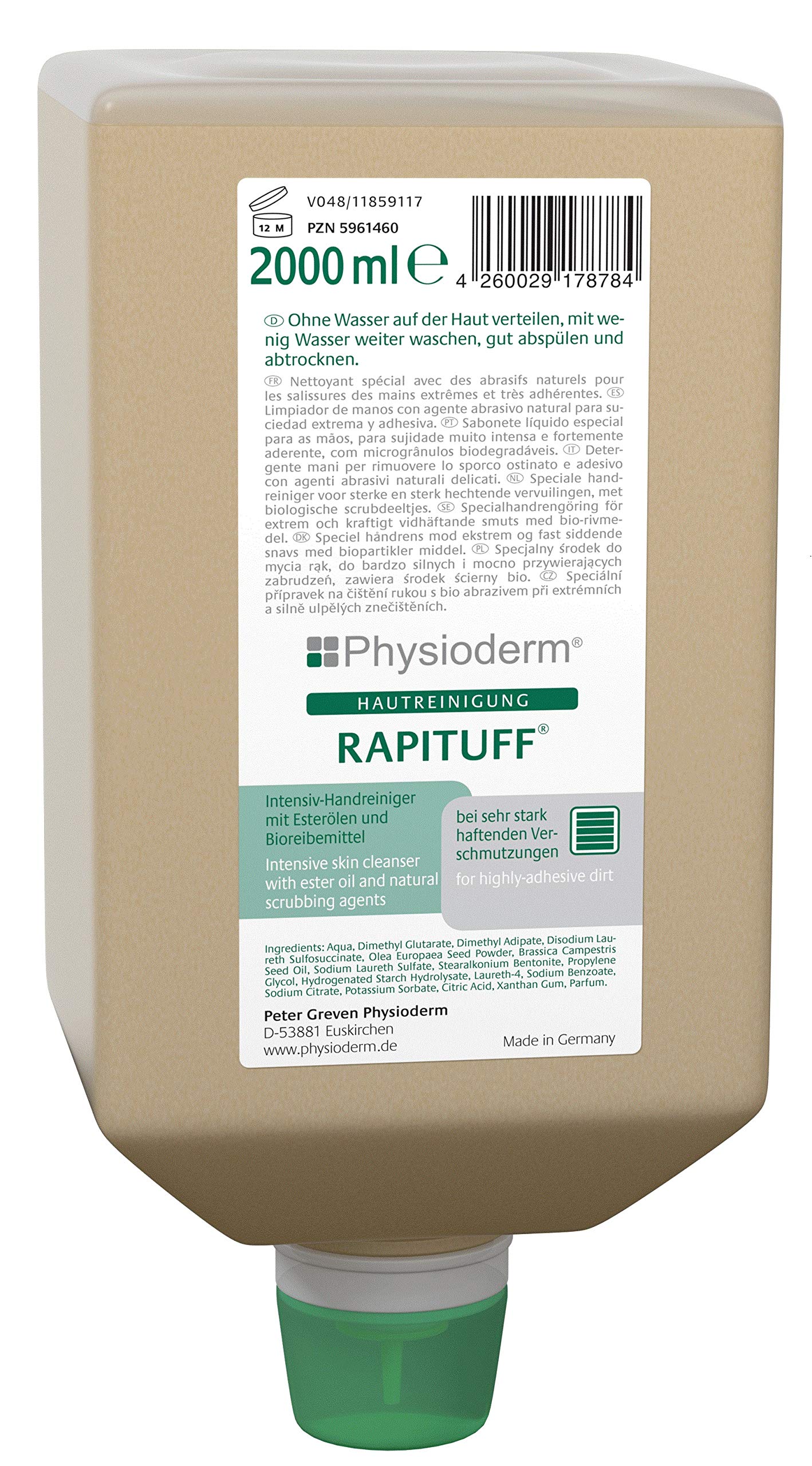 Flacon Vario Rapituff 2000 ml grande contenance pour liquides