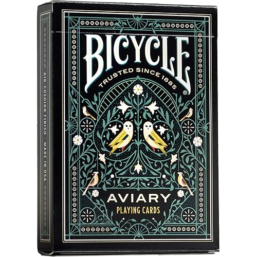Bicycle Aviary Playing Cards, Teal