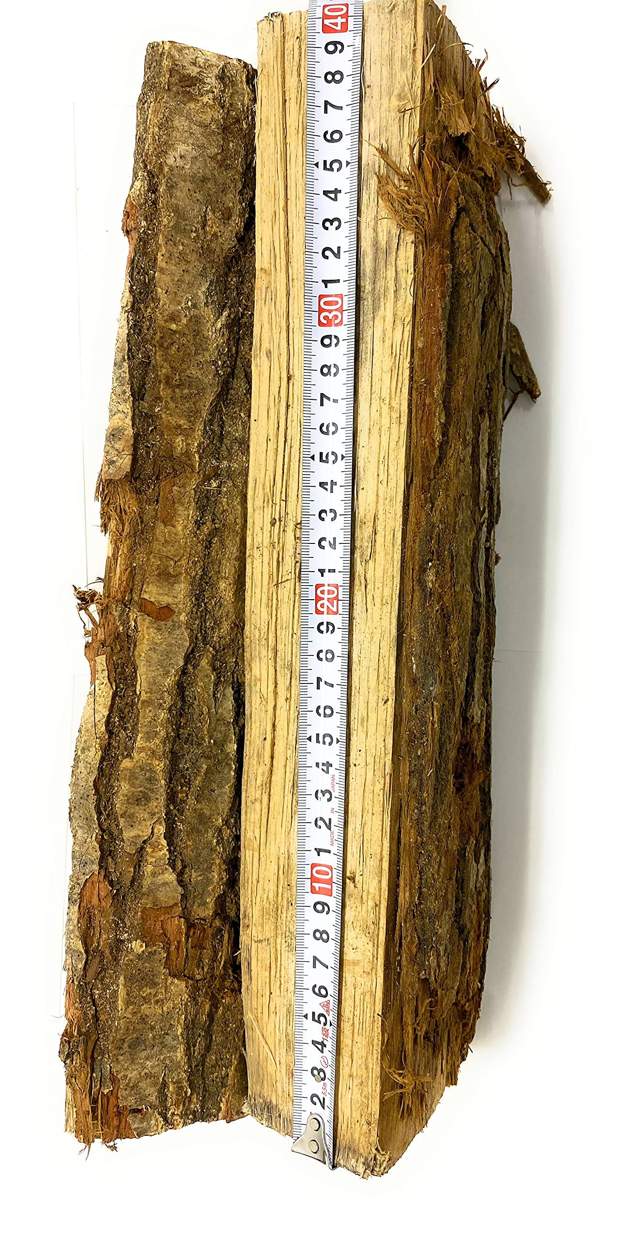 Amazon.co.jp: 薪 なら木100％ 広葉樹 皮付き 40cm 薪ストーブ