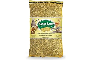 Sandy Land's Premium Quality Squirrel Peanuts in Shell | 25lb Bagged Animal...
