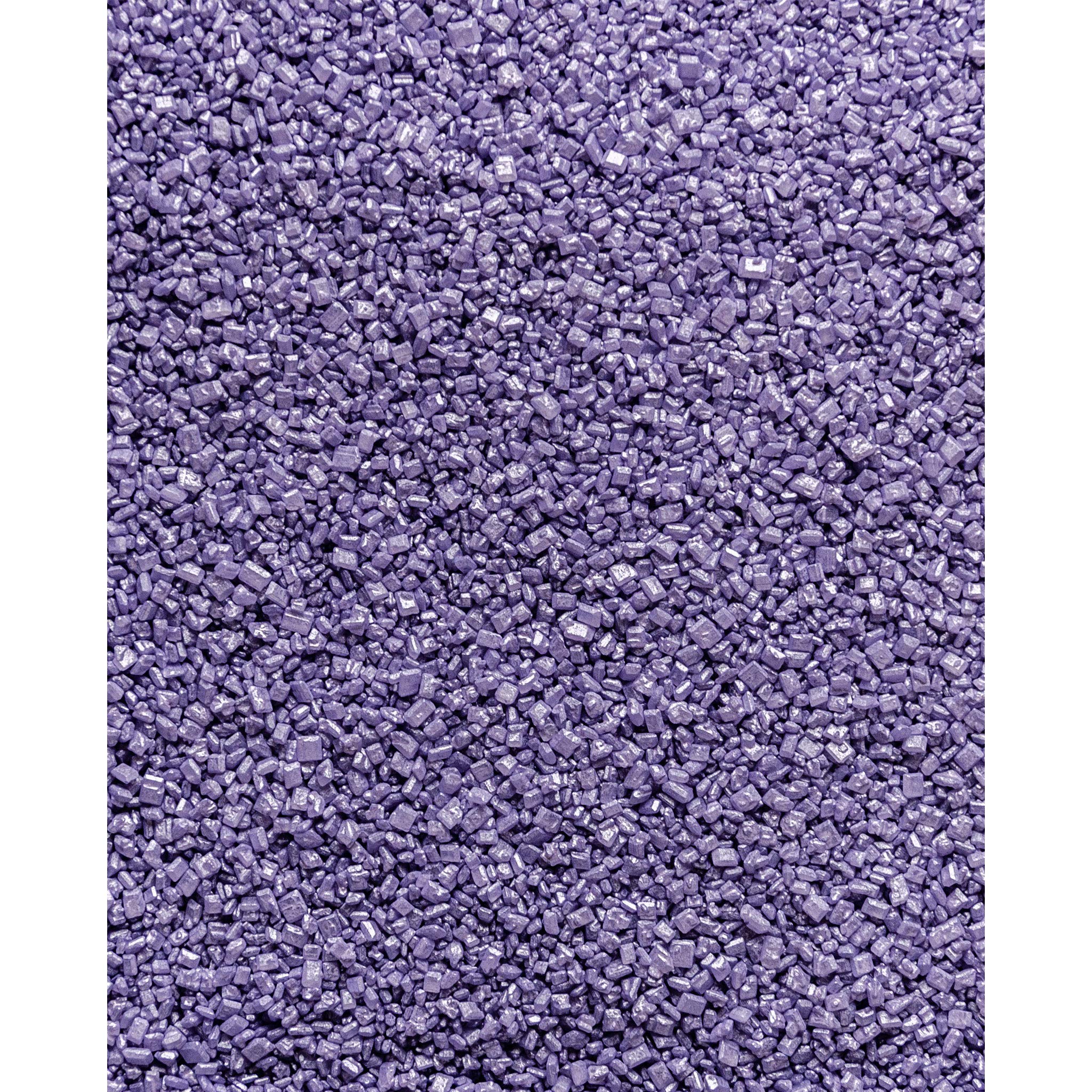 – Sparkling Sugar Crystals Cupcake Cake Sprinkles, Pearlescent Lilac, 30 Grams