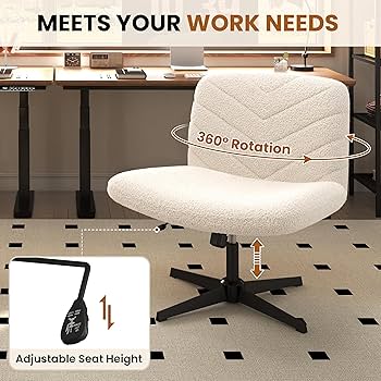Amazon.com: Yaheetech Wide Criss Cross Legged Office Desk
