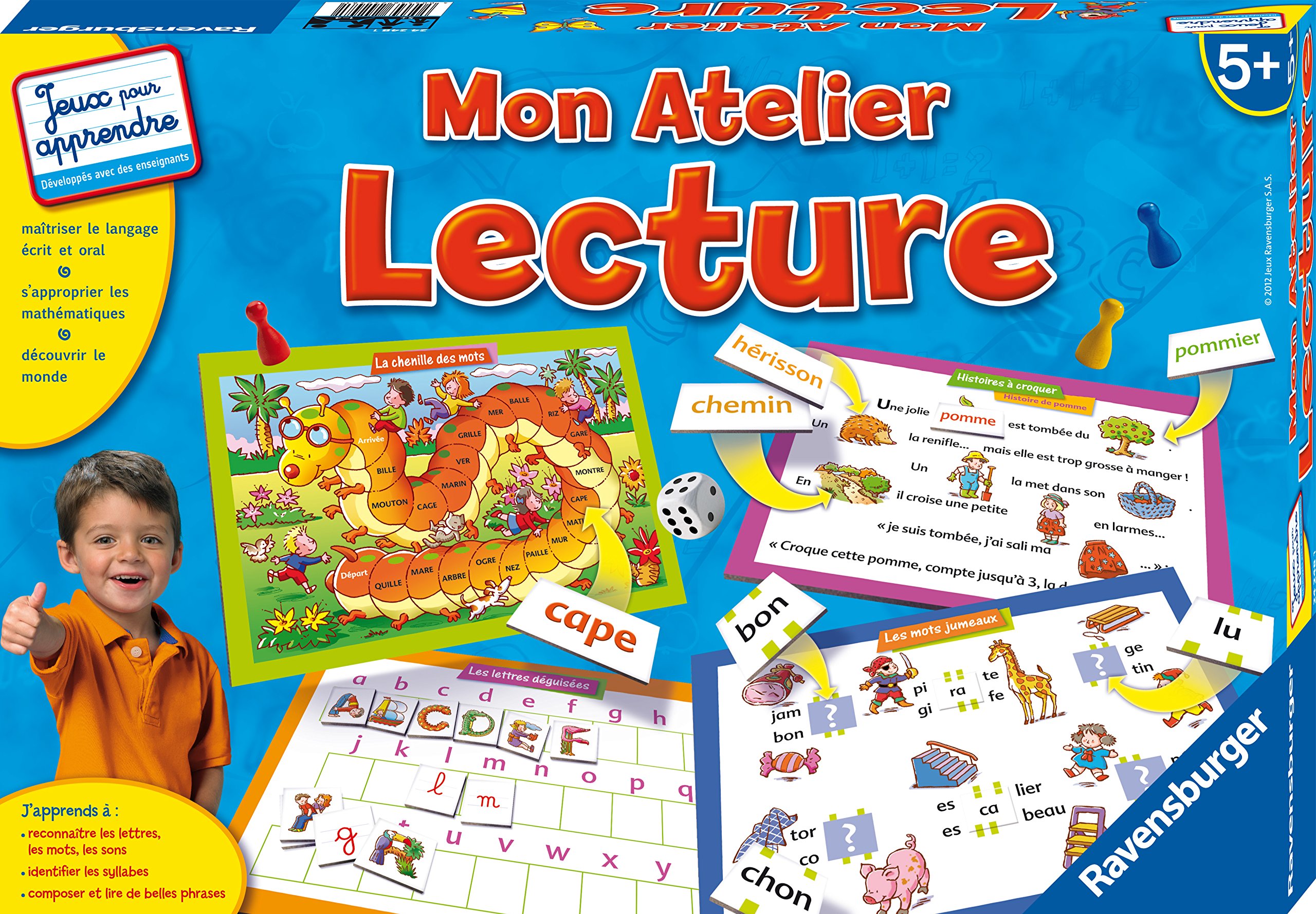 Ravensburger - 24248 - Jeu éducatif - Apprendre à lire et à écrire - Mon atelier Lecture