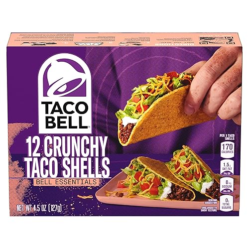 Taco Bell Crunchy Taco Shells 12 unidades paquete de 12
