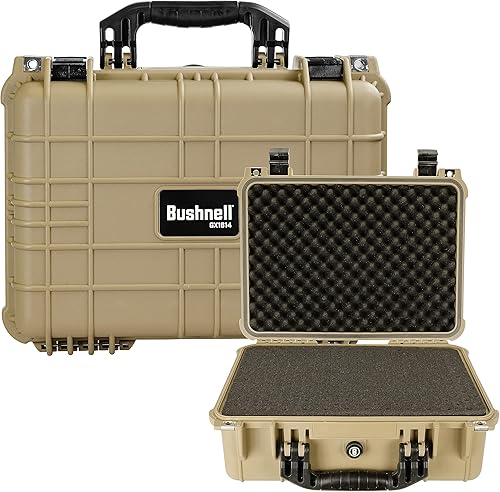 Miniatura 9 de Bushnell Estuche rígido compacto impermeable de 16 pulgadas para binoculares, óptica, equipo, a prueba de golpes y listo para TSA (negro)