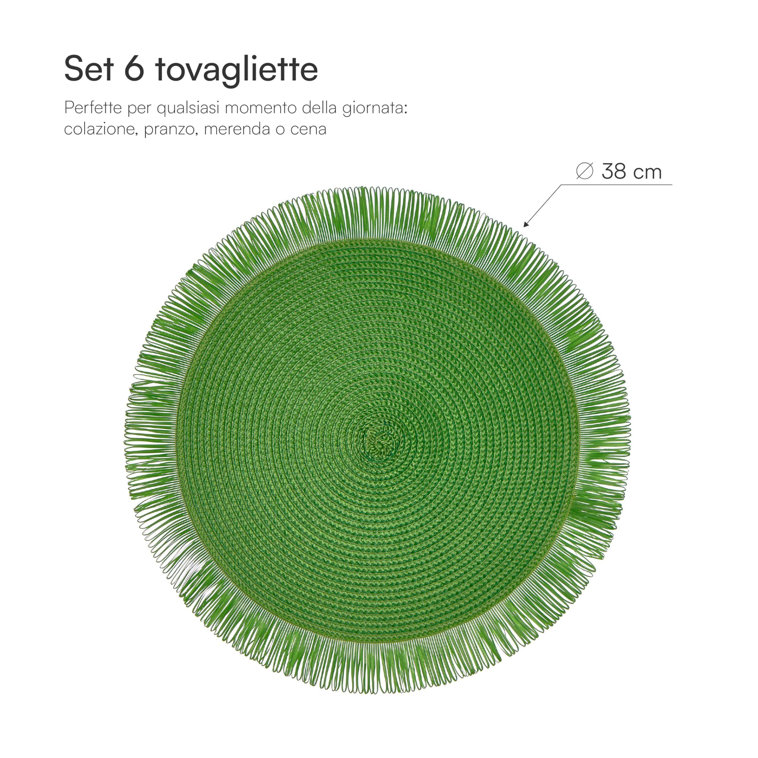 Set di 4 tovagliette per la casa e la cucina, facili da pulire e