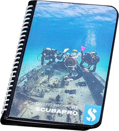 ScubaPro libro de registro de clavadistas con páginas a prueba de agua