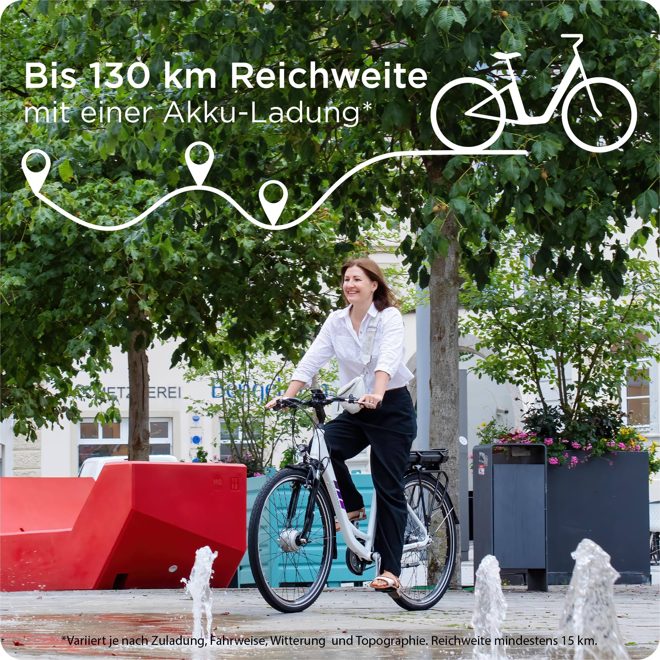 ZÜNDAPP Z502 E Bike Damen 28 Zoll Pedelec 155-180 cm Elektrofahrrad 7 Gang Damenfahrrad 522 Wh E Fahrrad