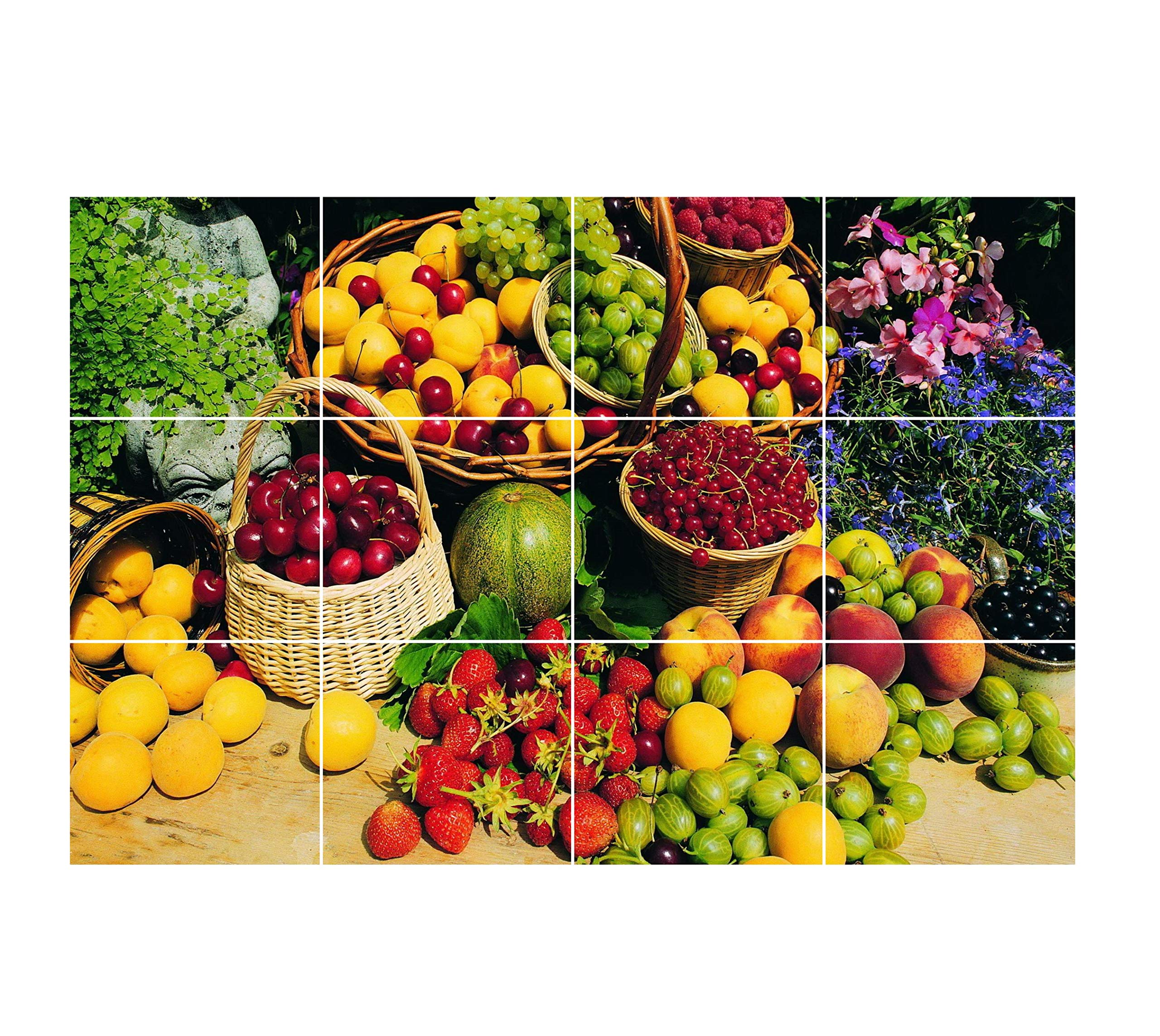 DECOR KAFE Vinyl Waterproof Fresh Fruits Food and Beverages Wall Sticker (Multicolour, 61 X 92 cm) (B07V1GP1DG) Amazon Price History, Amazon Price Tracker