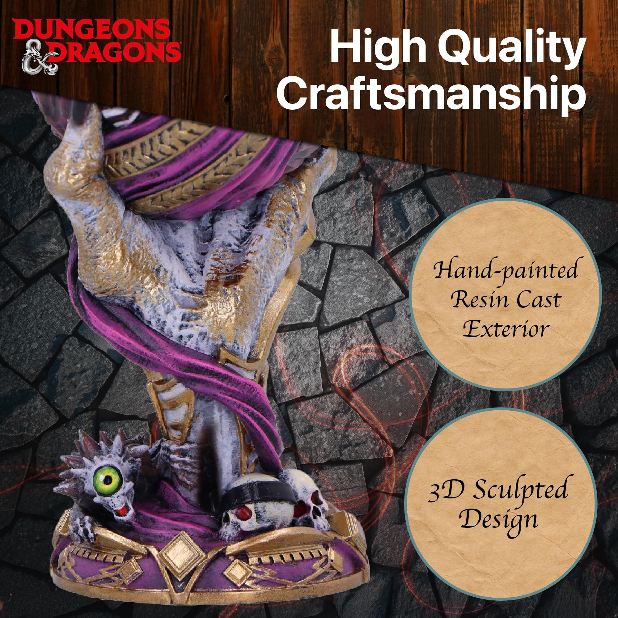 Nemesis Now Dungeons & Dragons Vecna Calice, tazza da collezione, tema gioco fantasy, decorazione per la casa, intrattenimento