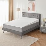 Lazyzizi Matelas Wedge seulement, 5-Inch Topper de matelas de lit incliné Queen pour le reflux acide, GERD, Cou & Dos Douleur, ronflement, ascenseur réglable sous matelas Support pour chambre