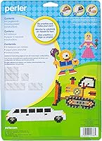 Vista 2 de Perler Beads Tablero de clavijas cuadrado grande para manualidades infantiles, 4