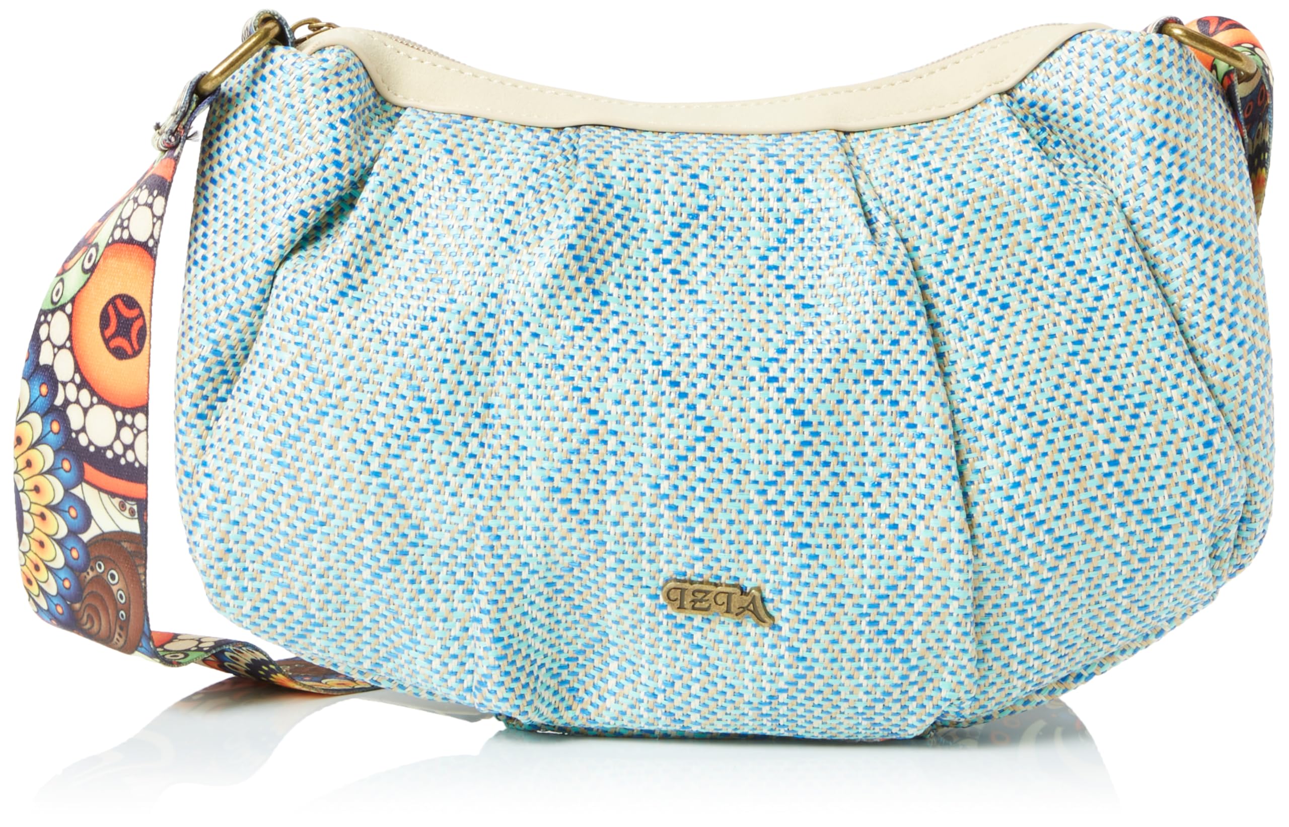 aleva Women's Shoulder Bag, Blue Multicoloured, One Size