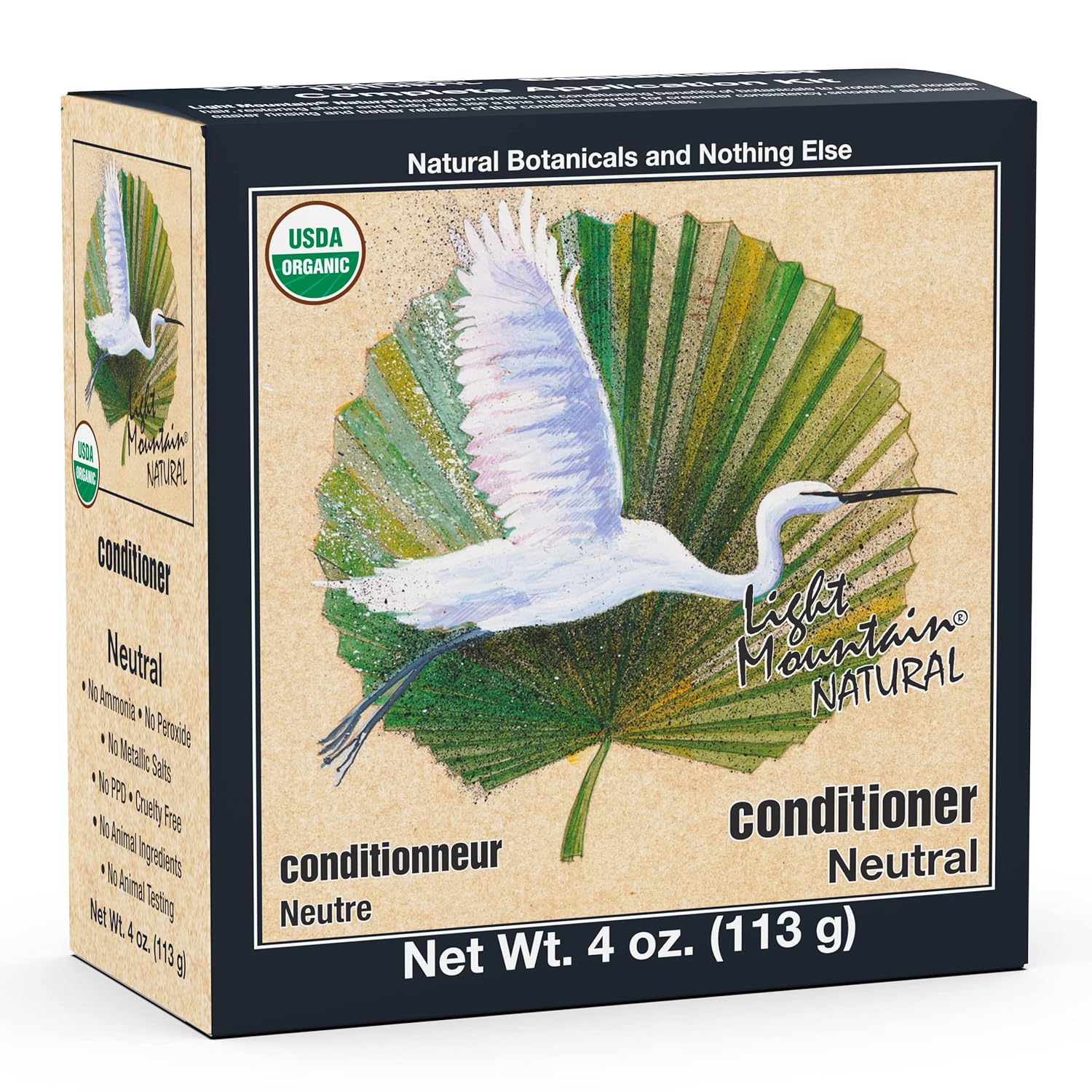 Light Mountain Henna Tinte y Acondicionador para Cabello Neutro 4 oz