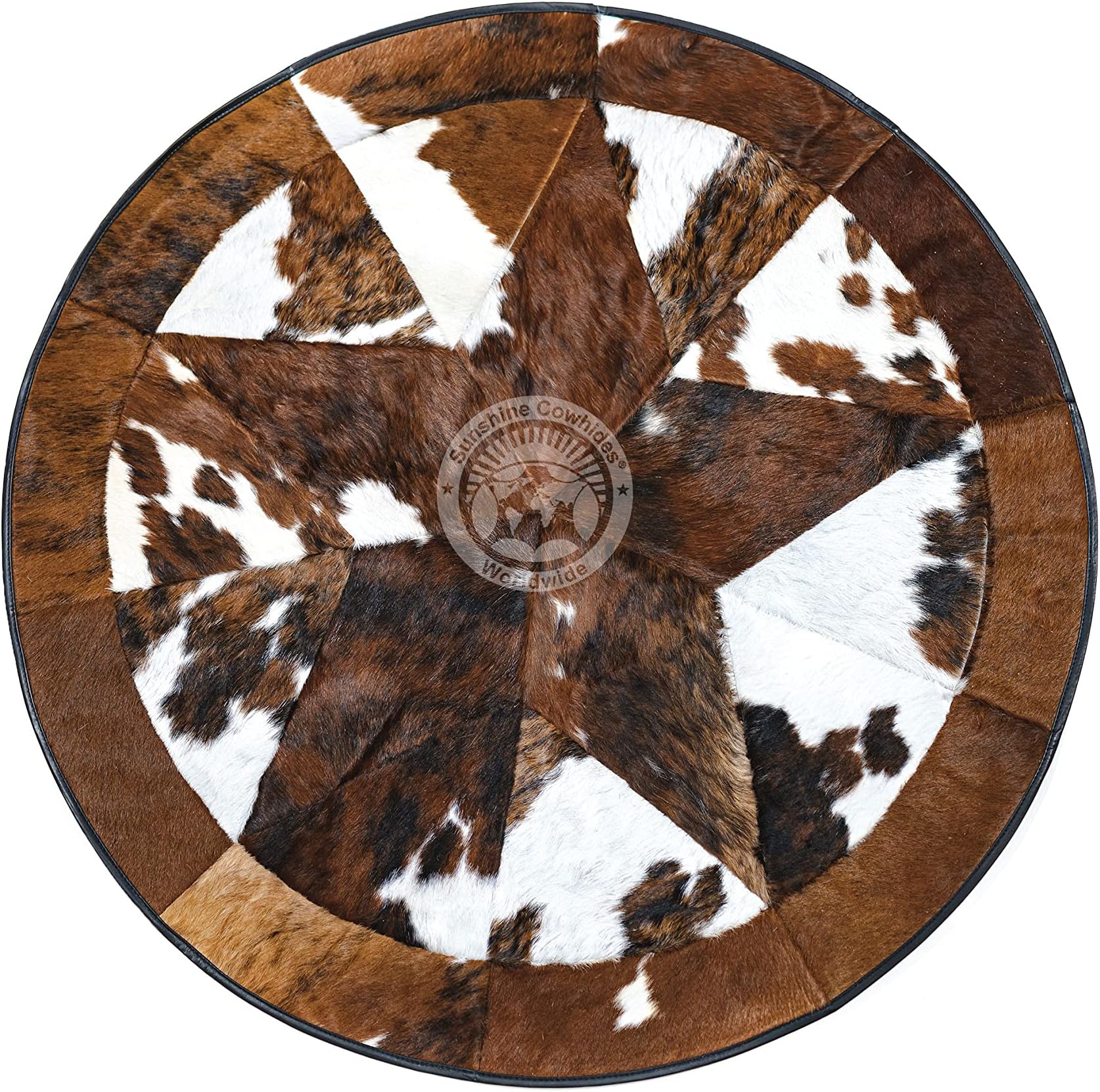 Sunshine Cowhides Cowhide Rug Dark Brindle 220 x 200 cm - Premium Quality from Pieles del Sol