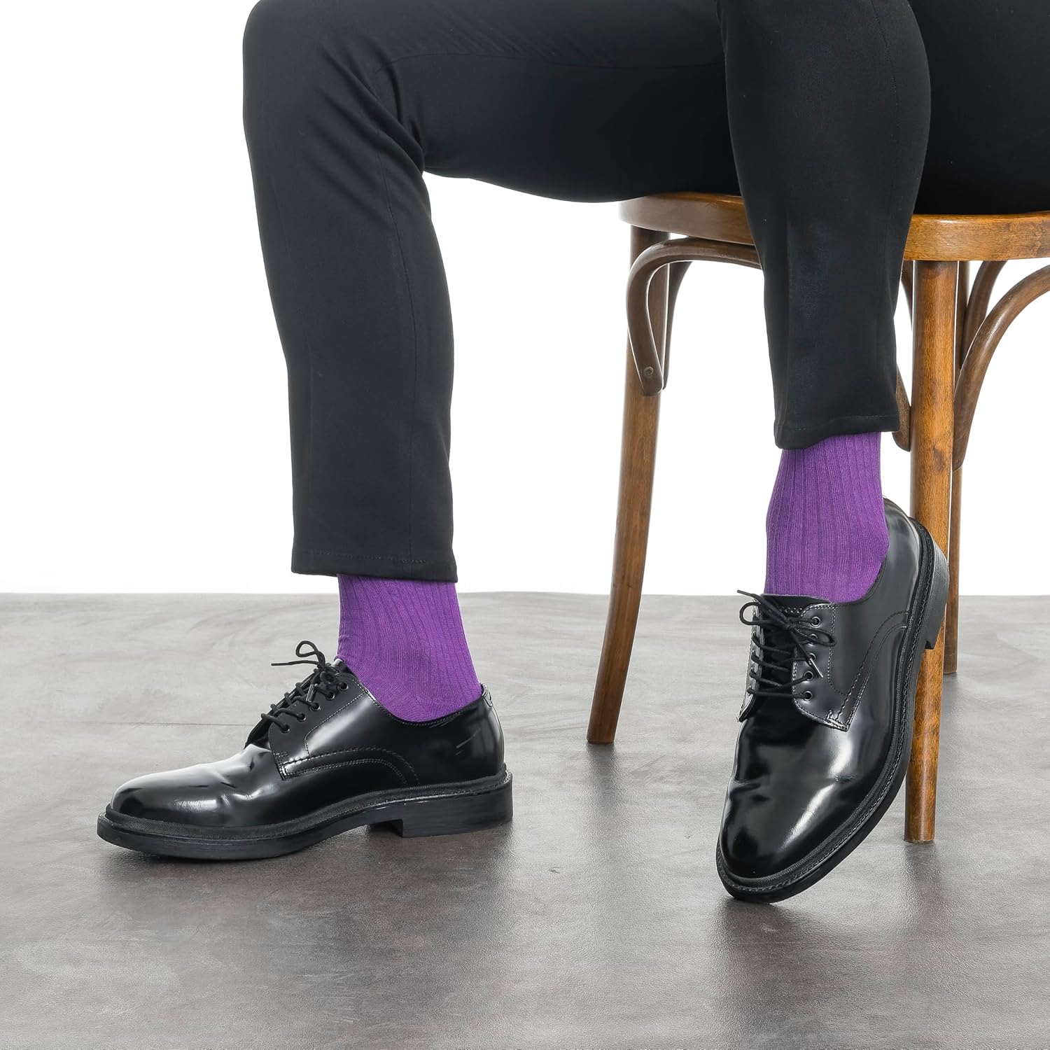 Men’s Dress and Trouser Socks – Premium Rayon Made From Bamboo, Crew Socks (6 pair + Gift box) - Image 7