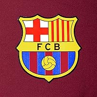 Vista 5 de Icon Sports Chaqueta deportiva de fútbol con licencia oficial del FC Barcelona, unisex para adultos