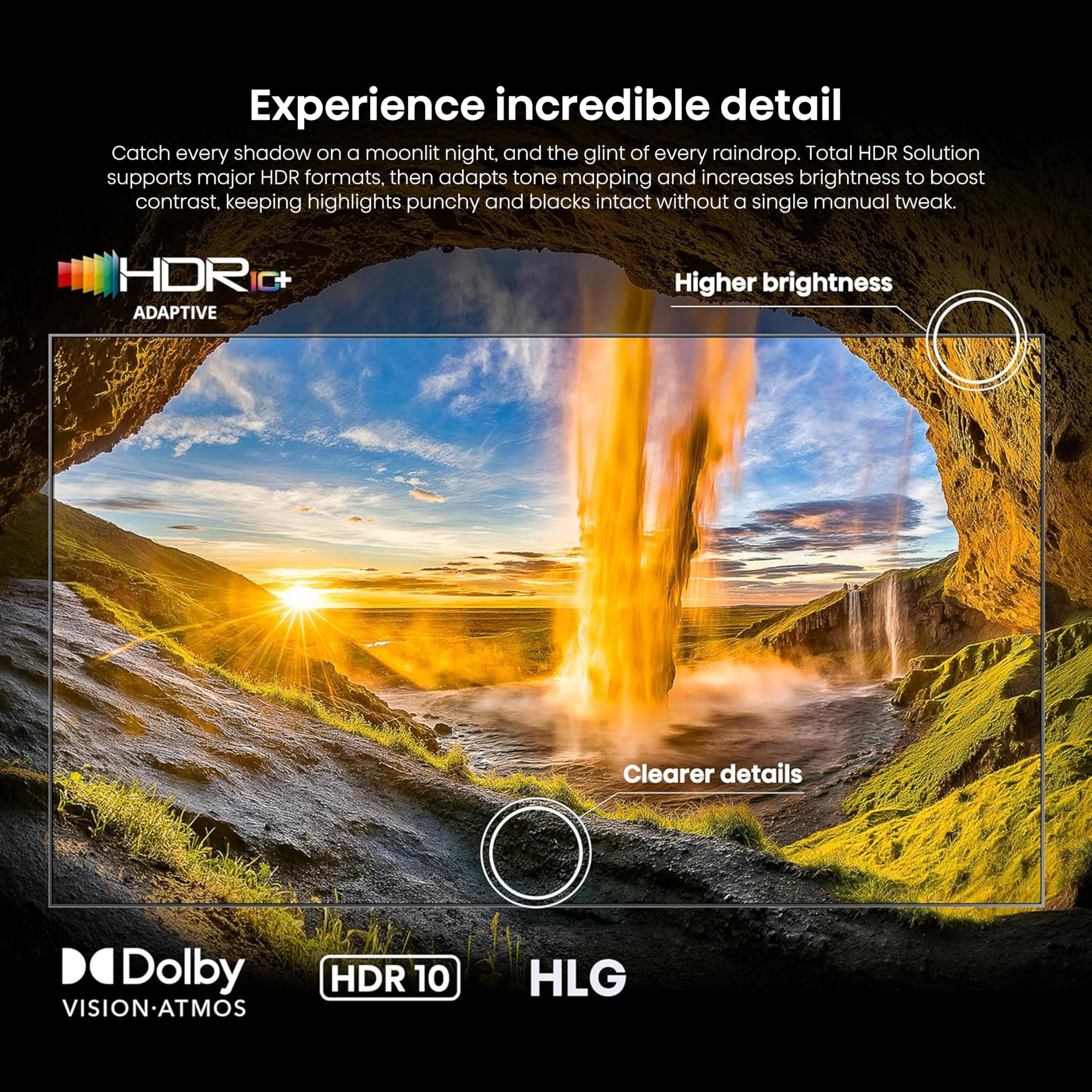 Hisense 55 Inch 55E8S Hi-QLED MiniLED Smart TV | 144Hz Game Mode | Devialet Sound and AI Picture | Dolby Vision IQ | Hands-Free Voice — Amazon image 12