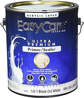 True Value LU1-GL Premium EasyCare White Flat Latex Wall Primer/Sealer, 1-Gallon