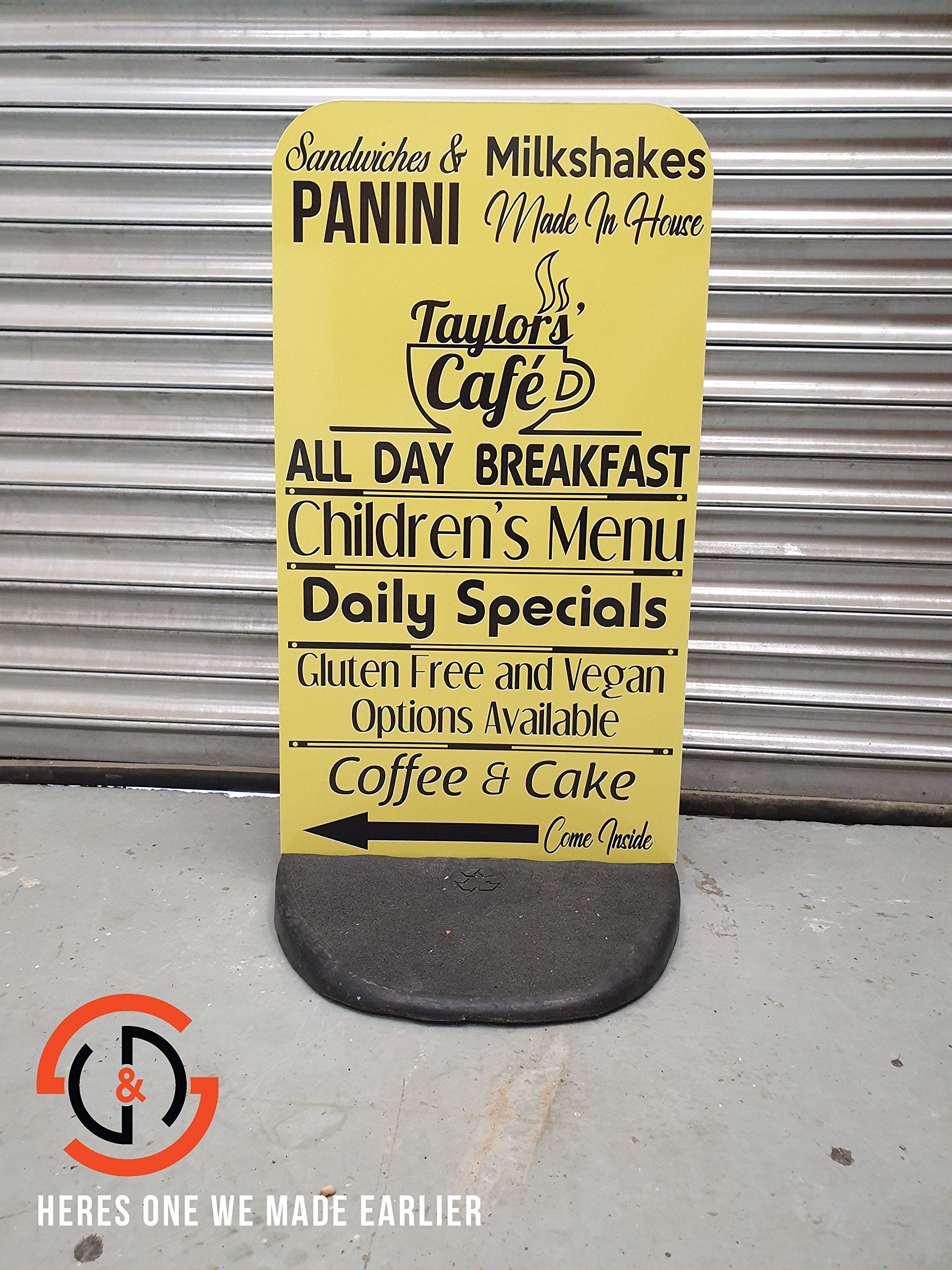 Swing Signs | Water Based Pavement Signs | XL Displays