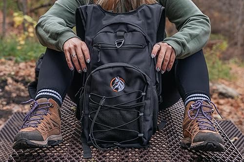 Miniatura 8 de Mochila de hidratación de 18 litros con kit de primeros auxilios, bolsa de agua de 3 litros y toalla de enfriamiento, mochila de hidratación ligera