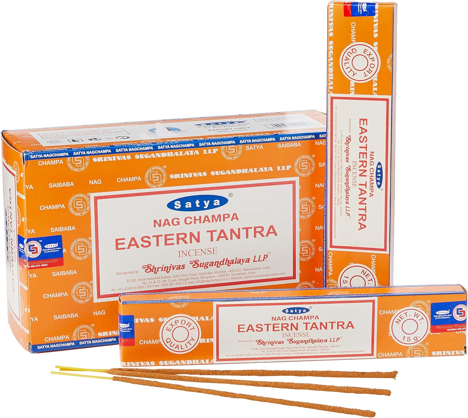 Satya Incense Sticks, Black, Eastern Tantra