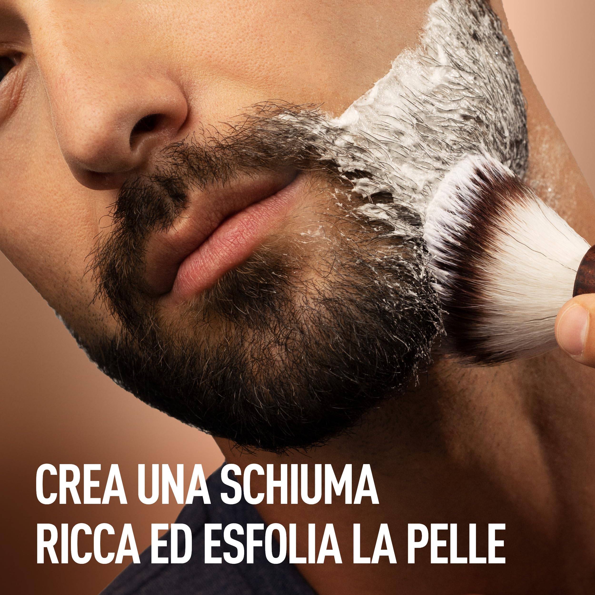 King C. Gillette Pennello da Barba, Cura della Barba, con Fibre Morbide e Manico in Legno, Esperienza di Rasatura Professionale, Idea Regalo Uomo