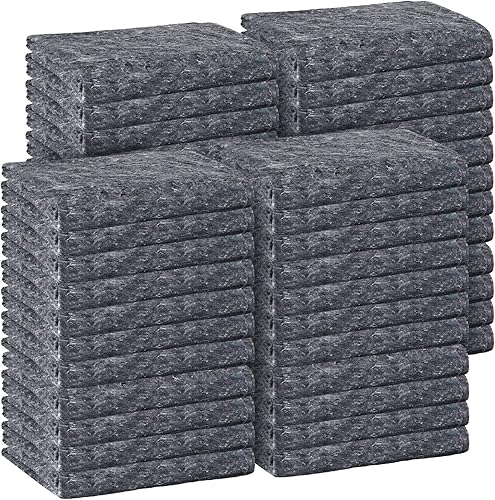 Boyiee Mantas móviles grandes a granel de 80 x 72 pulgadas, mantas de almacenamiento para mudanzas, mantas de tela acolchadas para muebles para