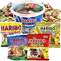 Vista 1 de Juegos de gomitas turcas Haribo a granel (paquete de 100)
