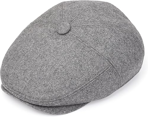 Newsboy Gorra para hombre, gorra plana, mezcla de lana de hiedra, gorras para hombre, sombrero Gatsby