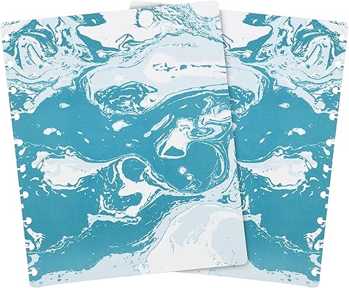 Vista 287 de Talia - Agenda personalizable con aros, (Fireworks Deep Lake, con discos Deep Lake, tamaño mediano (7.5 x 9.75 pulgadas).