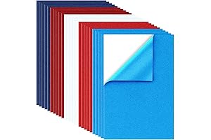 US Art Quest Multi-Purpose Self-Adhesive Felt Fabric for Craft Projects