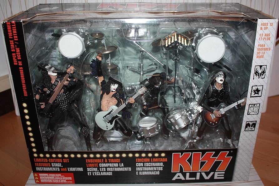KISS ALIVE フィギュア マクファーレントイズ KISS ALIVE SPECIAL BOX キッス KISS