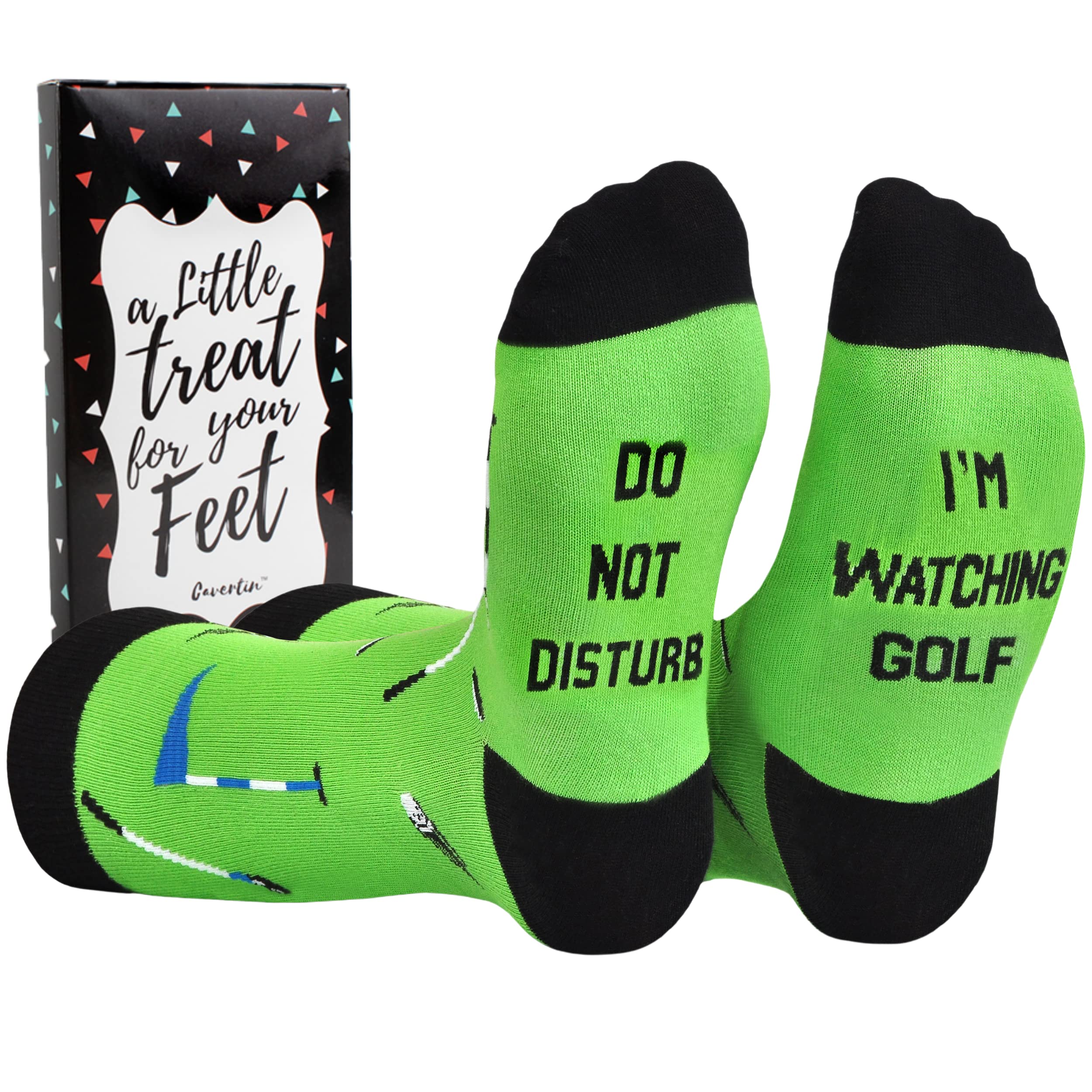 Cavertin Men's Funny Socks Hunting Fishing Football Baseball Gaming Golf Taco Pizza Bacon Christmas Gift for Men