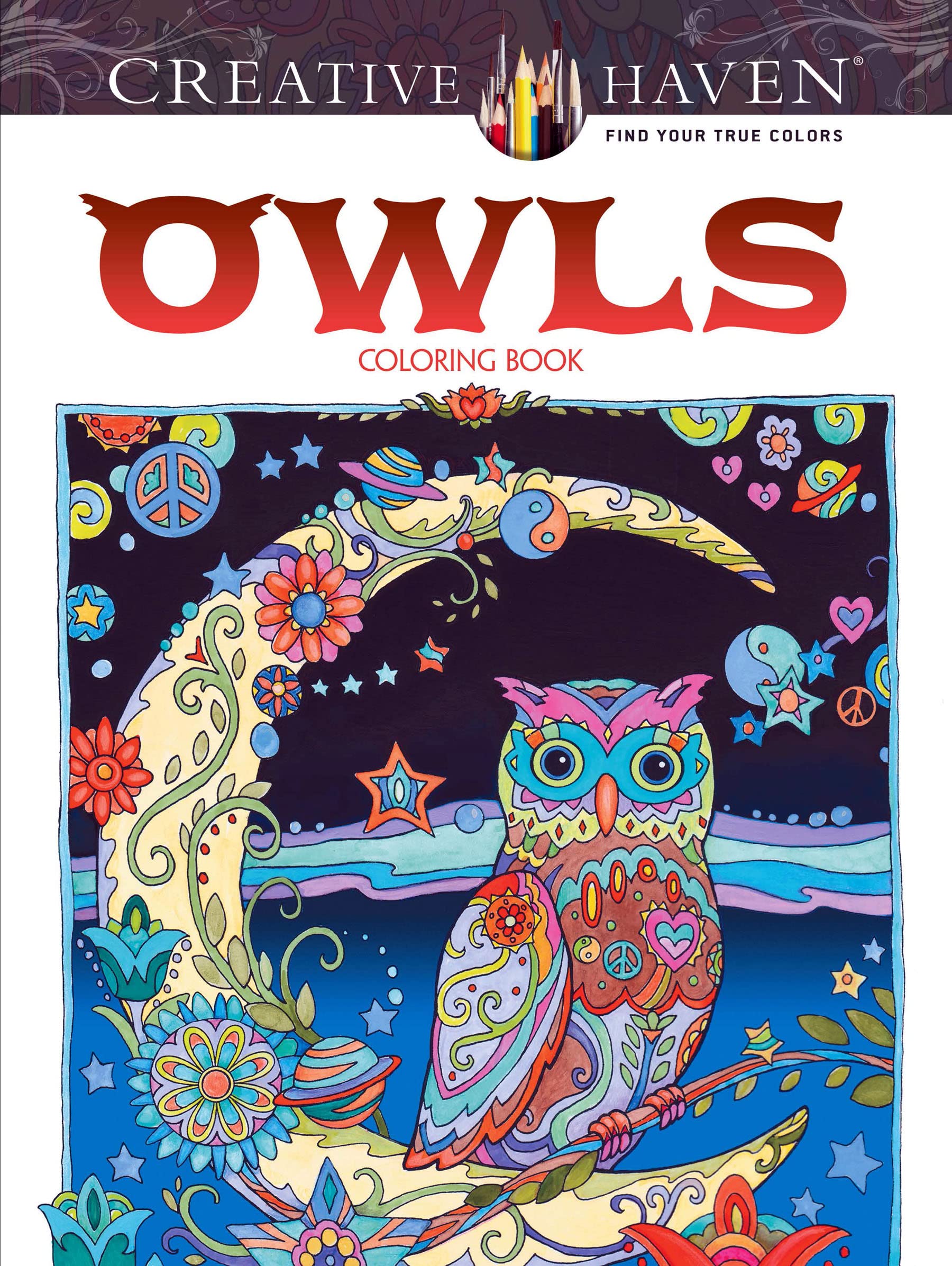 Creative Haven Owls Coloring Book (Adult Coloring Books: Animals) Paperback – July 15, 2015