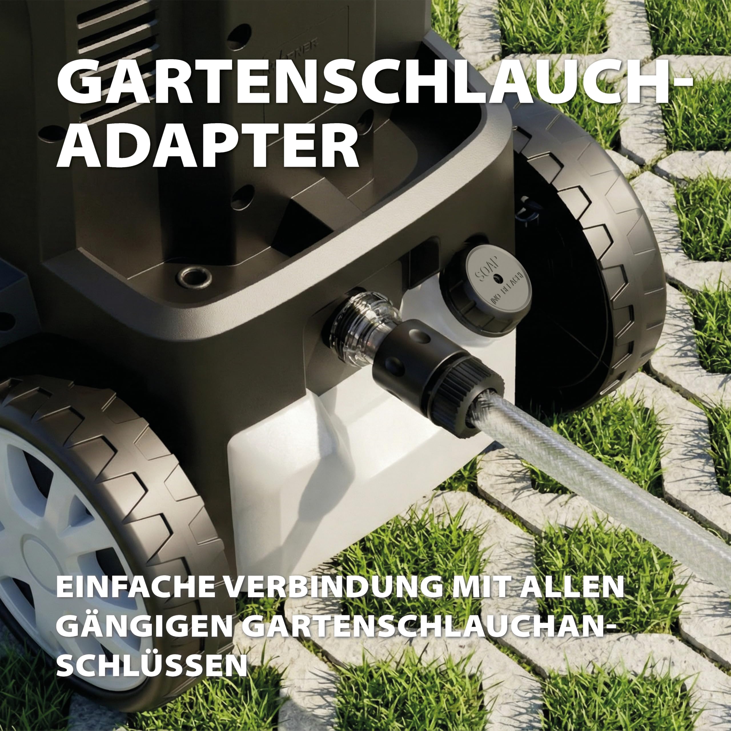 WAGNER AQUASTORM Premium - Leistungsstarker Hochdruckreiniger für professionelle Ergebnisse und anspruchsvolle Reinigungsaufgaben, inkl. Standard-, Turbo- und Schaumdüse