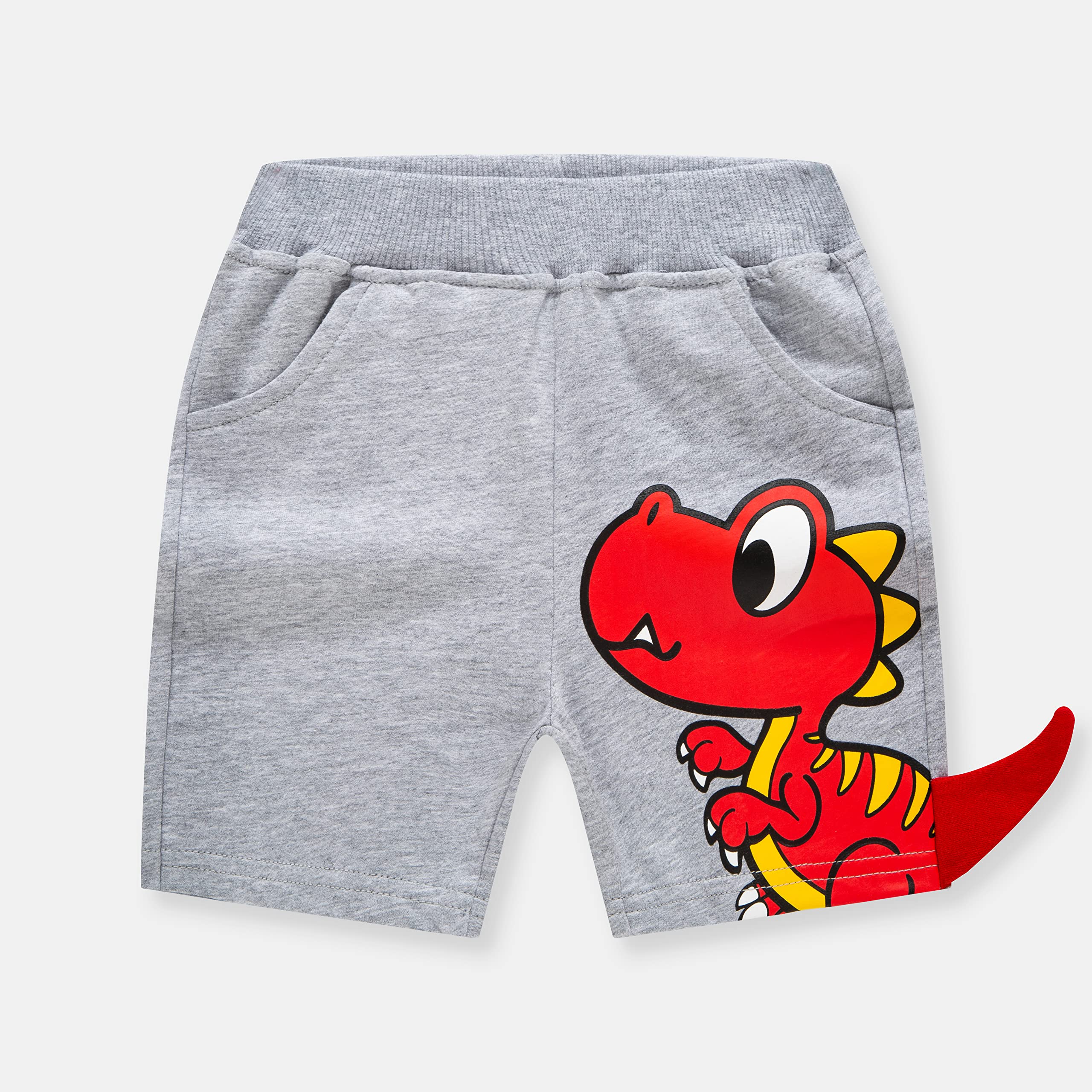 CAMLAKEE Kinder Kurze Hosen Jungen Shorts Jungs Freizeit Sommer Hosen Multipack