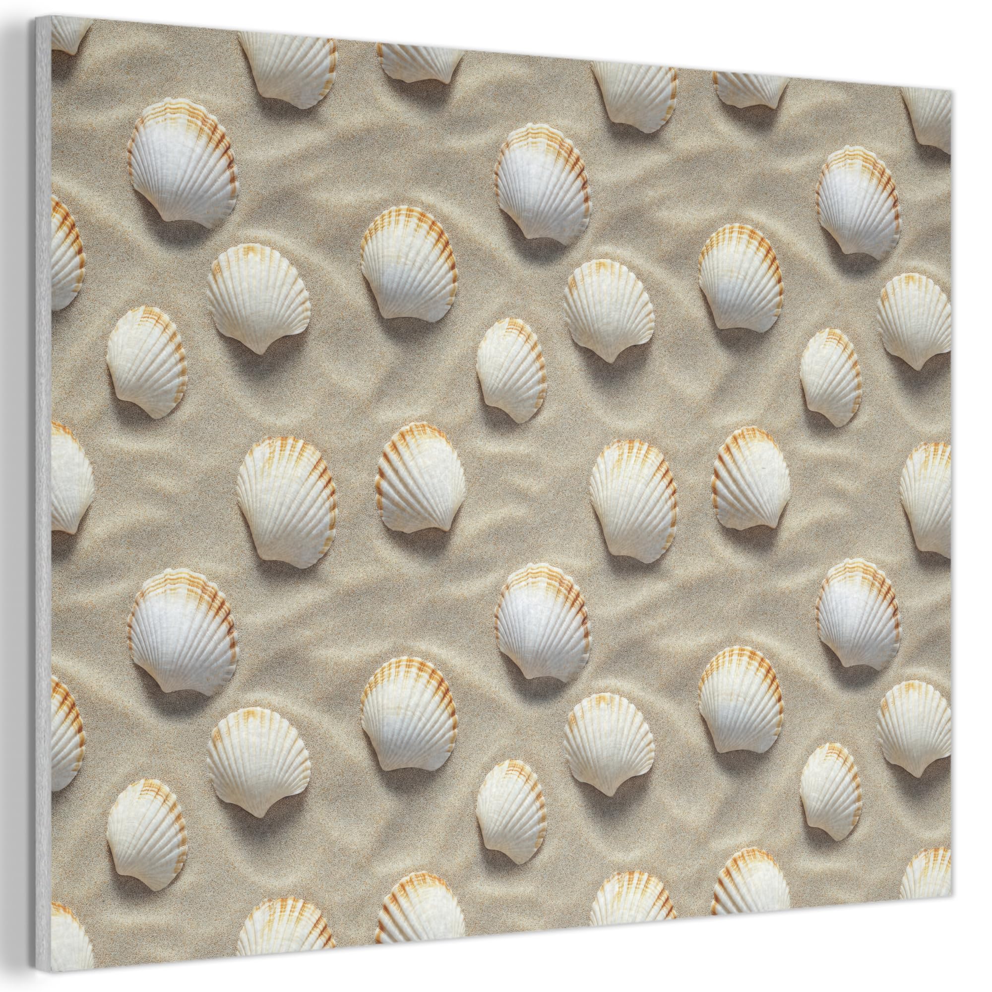 MuchoWow© Felt Panel 40x30 cm Room Style Piece Wallfillers Visual Display Decoration Wall Art Shells - Sand - Maritime