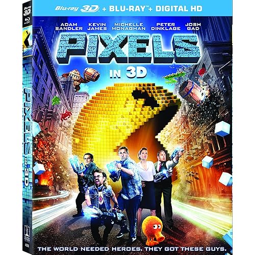 Pixels (3D Blu-ray + Blu-ray)