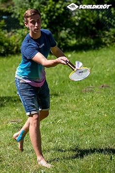 Schildkröt Shuttlecock Set 2-Player 2 Rackets 2 Balls in 3/4 Case