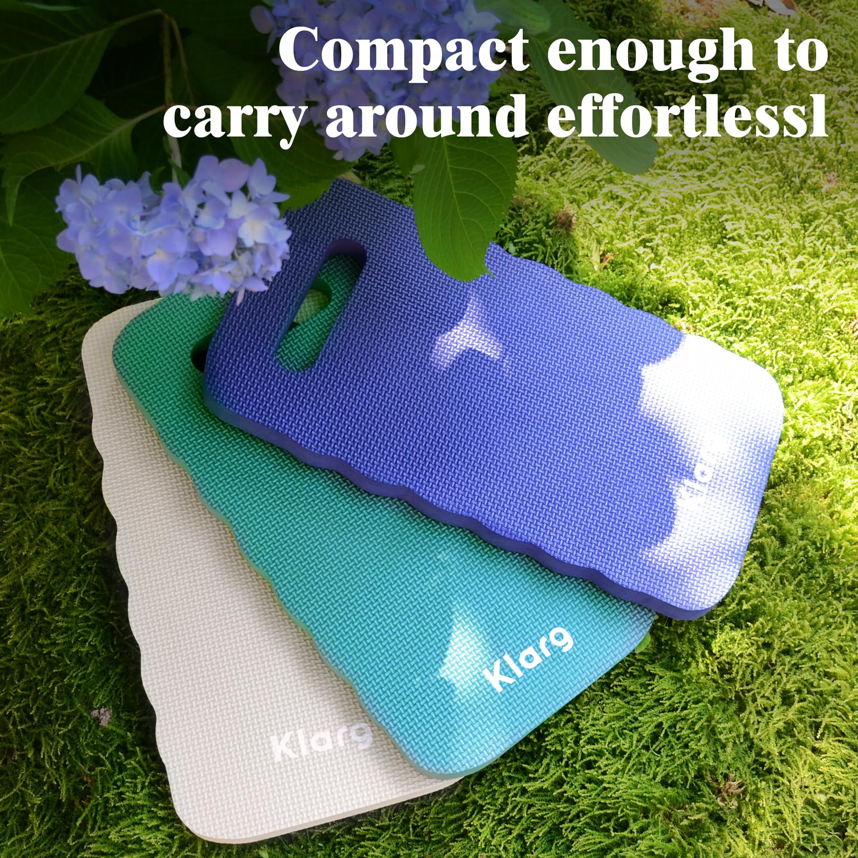 3 almohadillas para rodillas de jardín, extra anchas hasta 9 pulgadas, almohadilla de espuma gruesa, alfombrilla impermeable para jardinería, limpieza, yoga y reparación de automóviles. 16.5 x 9