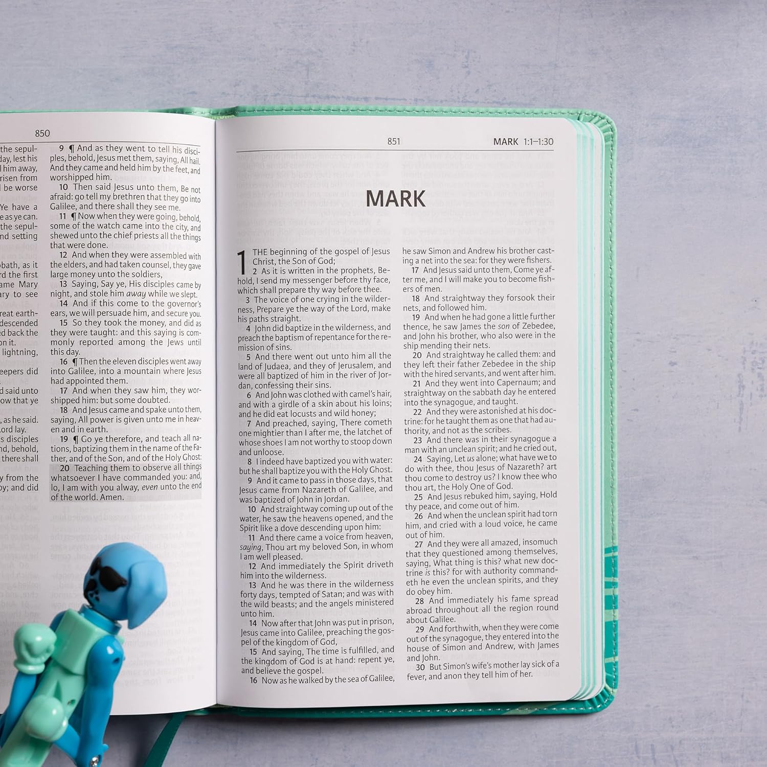 KJV Easy-for-Me Bible for Early Readers, Seafoam LeatherTouch,Presentation Page, Highlighted Memory Verses, Learning Helps, Games, Reading Challenges, Easy-to-Read Bible MCM Type - Image 12