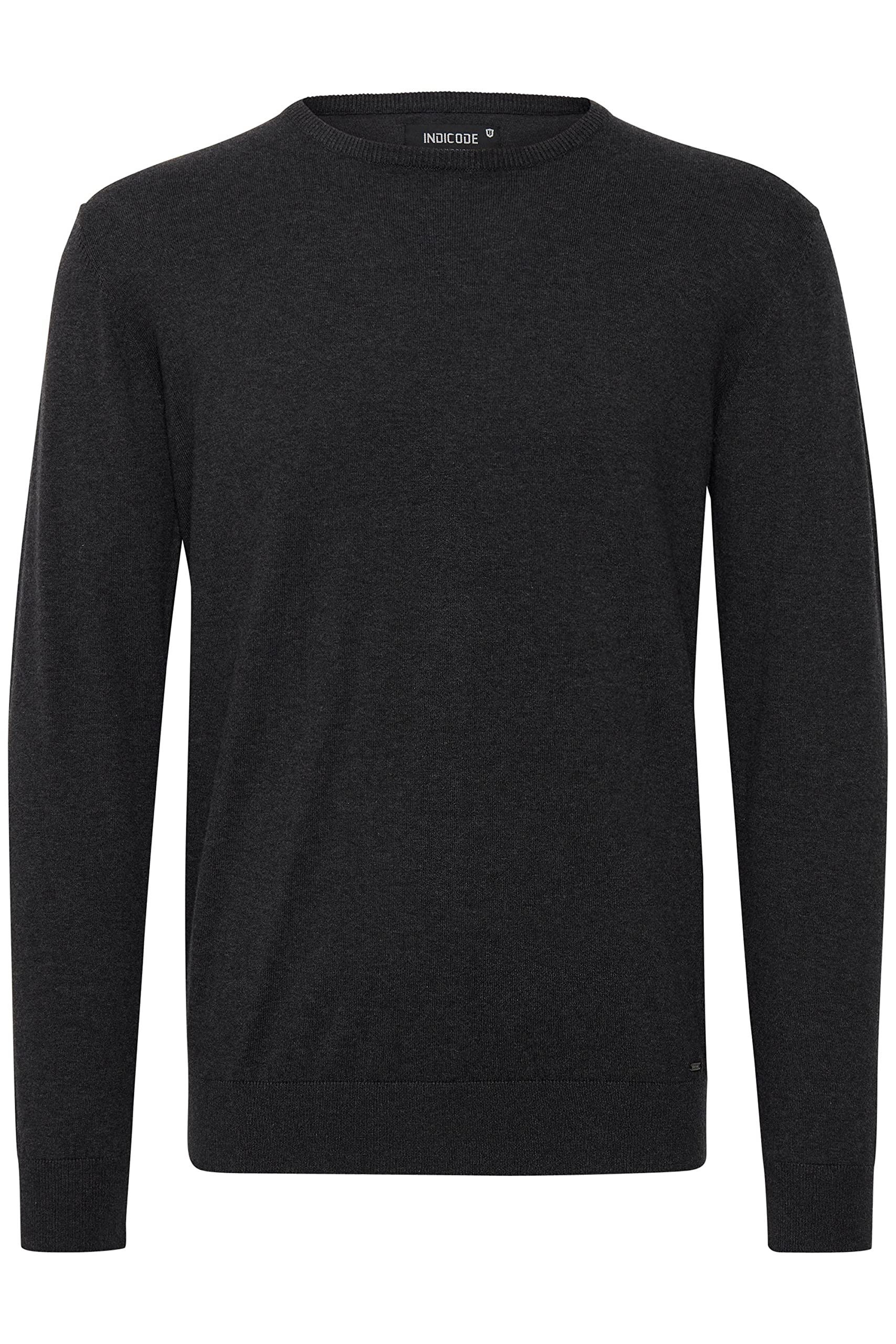 Indicode IDBadan Herren Strickpullover Feinstrick Pullover mit Rundhalskragen
