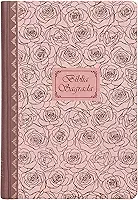 Bíblia Sagrada Católica, Letra Grande, Rosas, Capa dura com lombada em tecido, Leitura Perfeita