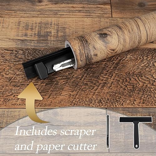 Miniatura 2 de TANONE Papel de Contacto de Madera para Cocina Despegar y Pegar Papel Tapiz, Papel Tapiz Autoadhesivo Removible para Encimeras Impermeable, Papel de