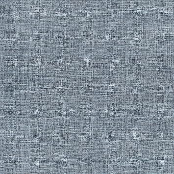 Amiya Grasscloth Wallpaper 17.3"x80" Blue Peel and Stick Faux Fabric Linen Contact Paper Navy Blue Self Adhesive Removable Wall Paper for Bedroom Cabinet Liners Decor
