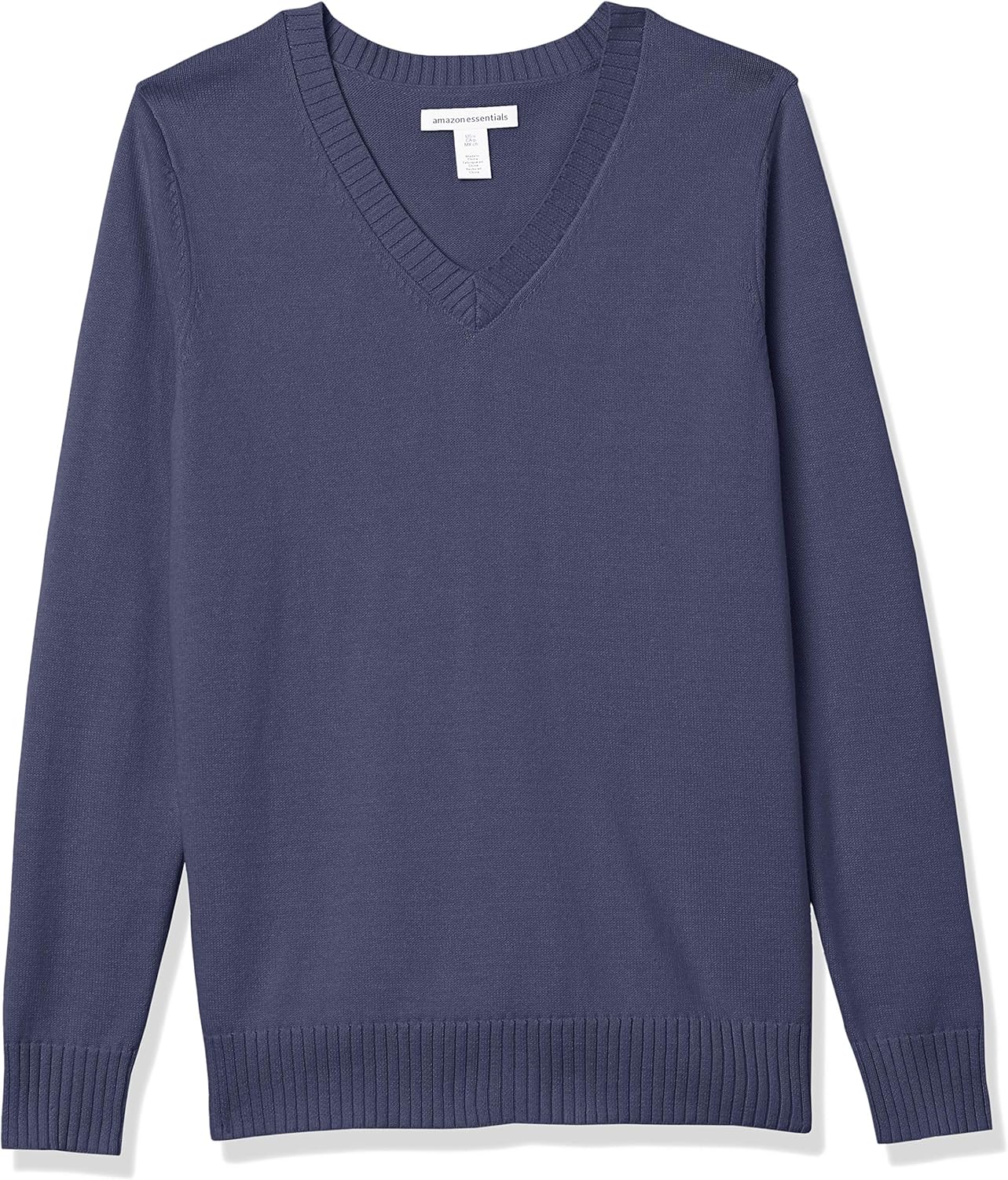 Amazon Essentials womens 100% Cotton Long-sleeve V-neck Sweater - Image 5